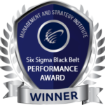 Management and Strategy Institute Six Sigma Black Belt Performance Award, Winner badge